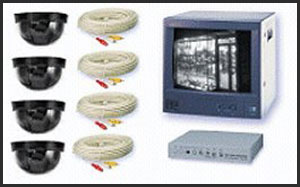 4 Camera Black & White Dome System - NJLocksmith247.com