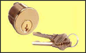 898 Brass Mortise Cylinder - NJLocksmith247.com
