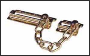 Yale Door Chain Brass - NJLocksmith247.com